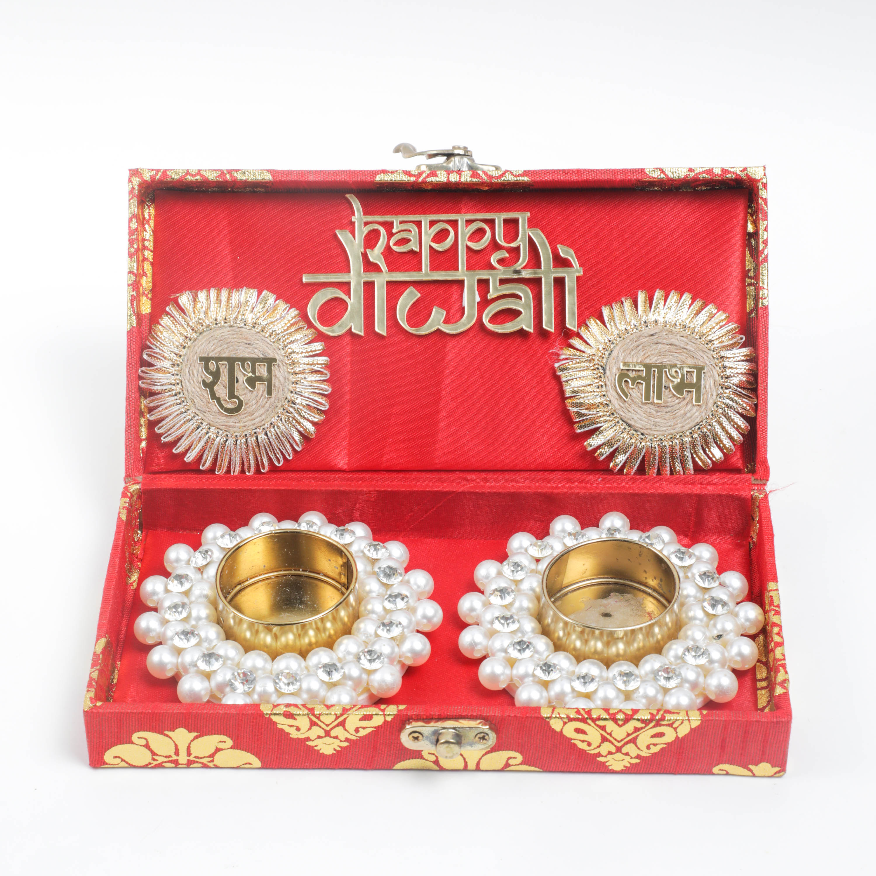 Pearl Diya Gift Set